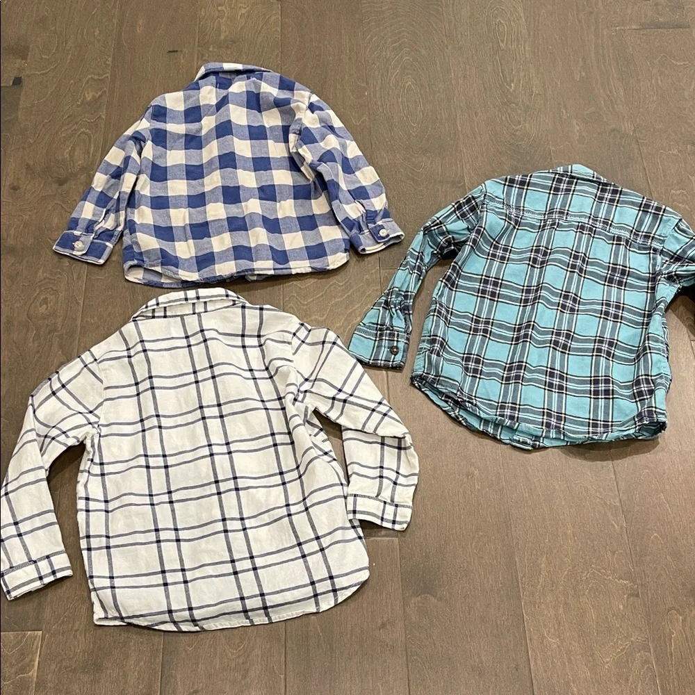 3pc Flanels shirts Bundle size 3T - Picture 8 of 9